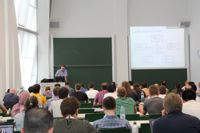 Prof. Dr. Erhard Rahm talking about “Big Data Integration” at the ScaDS Big Data School
