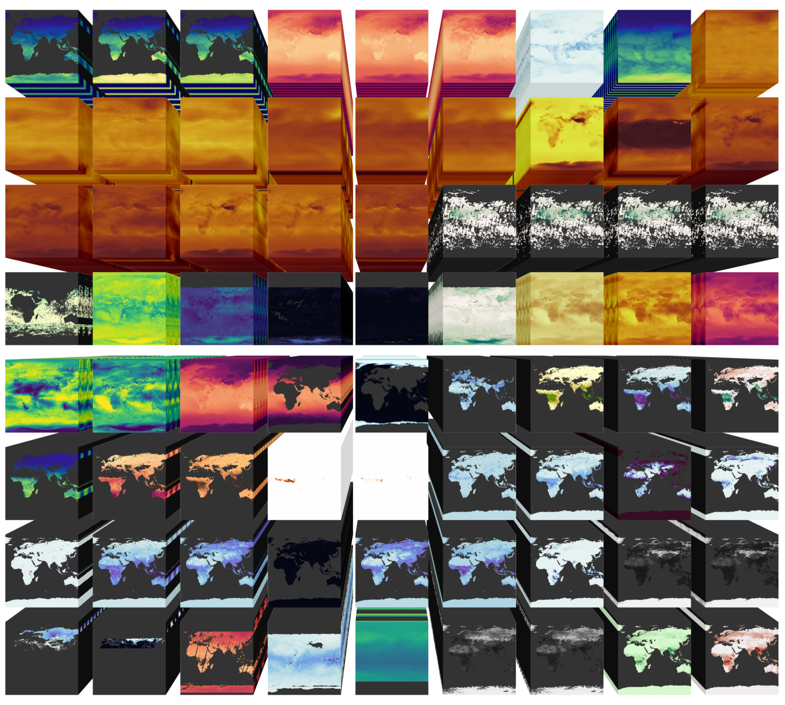 Multivariate Earth System Data Cubes (Figure by Maximilian Söchting, RSC4Earth, Leipzig University)