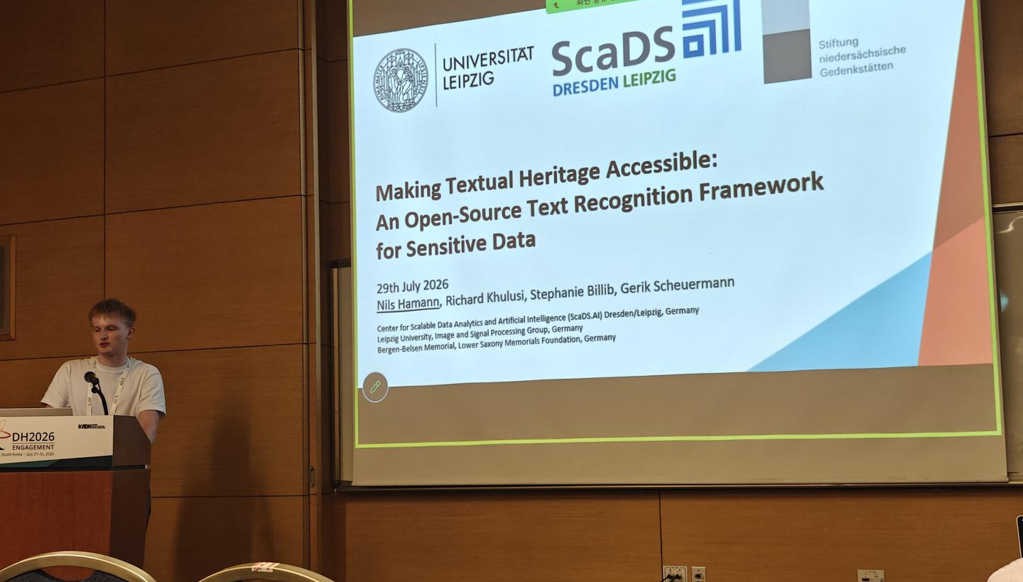 Nils Hamann presenting at the DH 2026 in Daejeon South Korea