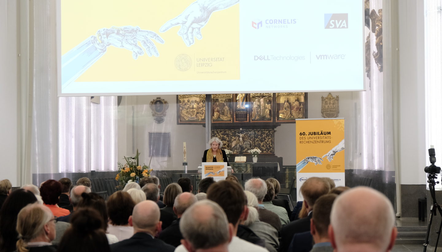 Speech of Prof. Dr Eva Inés Obergfell, Rector of Leipzig University, at the 60th Anniversary of URZ