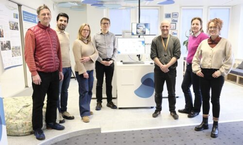 Photo. Jean-Paul Olivier, Dr. Siavash Ghiasvand, Dr. Elke Witt, Dr. Thomas Burghardt, Oliver Welz, Katharina Jung and Dr. Laura Wollenweber at the Living Lab during our exchange with BIFOLD.