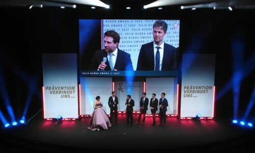 Screenshot. Research team around our principle investigator Prof. Jakob N. Kather was honored with the Felix Burda Award for their AI project on colorectal cancer prognosis.