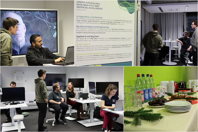Impressions of the first Hackathon on "Alien, AI and HPC: Create your own UFO Identifier" in the ScaDS.AI Living Lab in Dresden