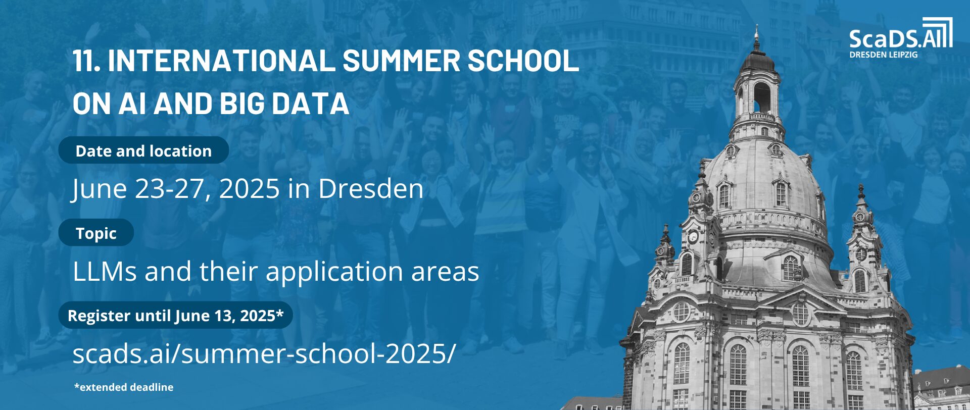 Visualization. Register for the 11th International Summer School on AI and Big Data by ScaDS.AI Dresden/Leipzig until June 13, 2025.
