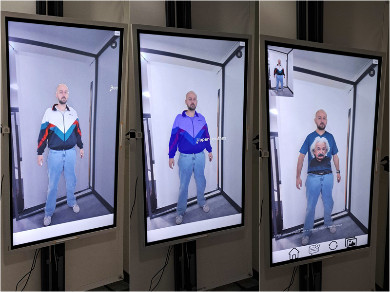Clothing recommendations by the Magic Mirror developed at ScaDS.AI Dresden/Leipzig