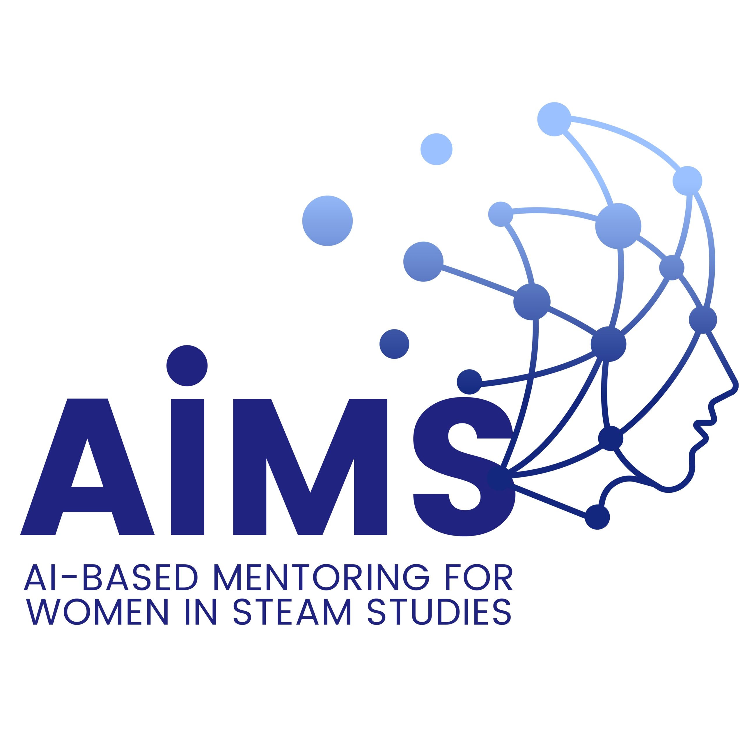 Logo. AIMS – AI-based Mentoring for Women in STEAM Studies
